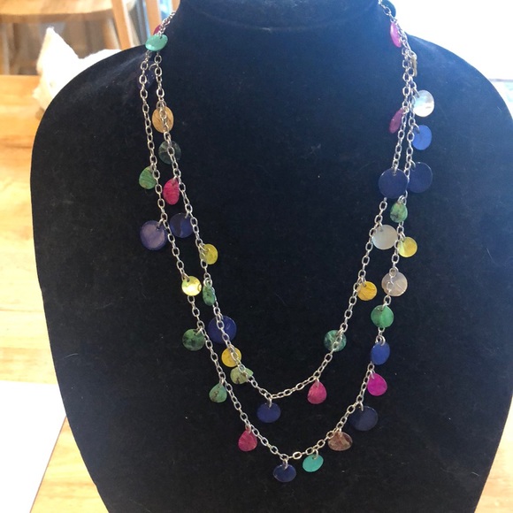 Lia Sophia Jewelry - Lia Sophia goldtone and multi color necklace